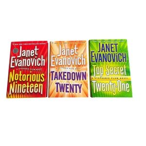 Janet Evanovich Stephanie Plum Hardback Books
Nineteen Twenty & Twenty-One
